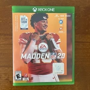 madden 20 disc xbox one s